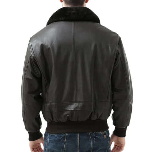 Black Winter Shearling Jacket For Men | Next Leather Jackets