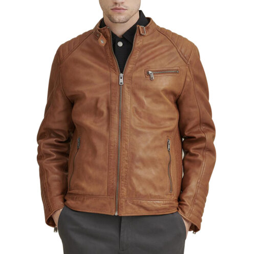 Caleb Quilted Leather Jacket | Next Leather Jackets