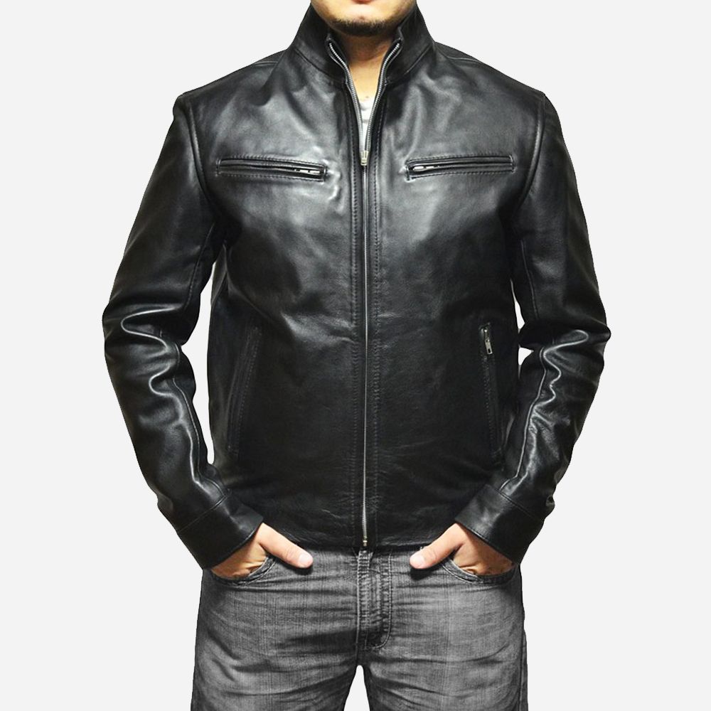 Fast And Furious 6 Vin Diesel Leather Jacket | Leather Black