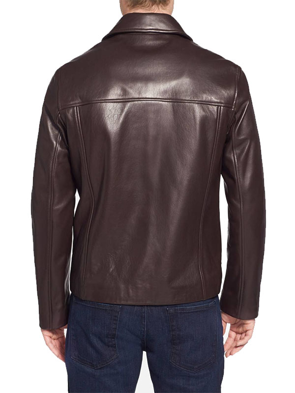 MEN OUTFIT MOTORCYCLE GENUINE LEATHER JACKET