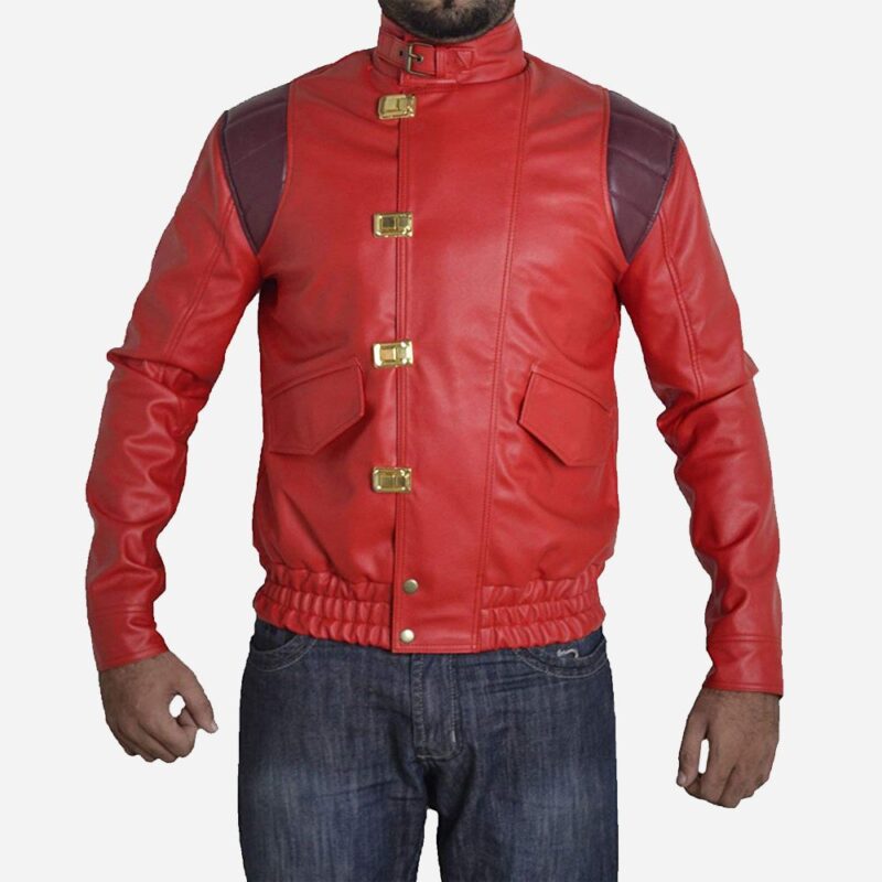 Akira kaneda Red Leather Jacket best jacket for winter