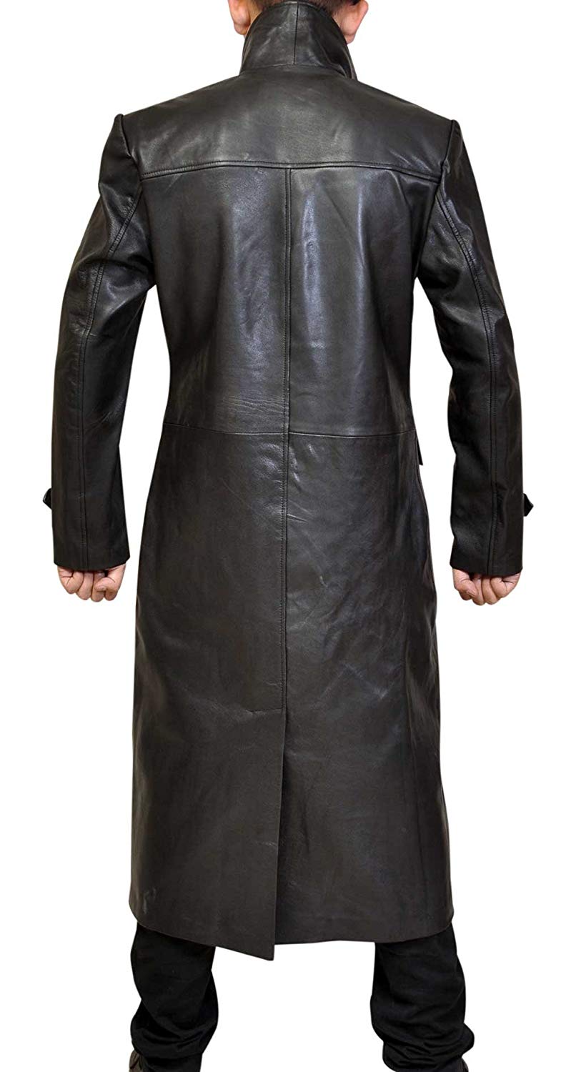 Smallville Clark Kent Superman Black Leather Trench Coat