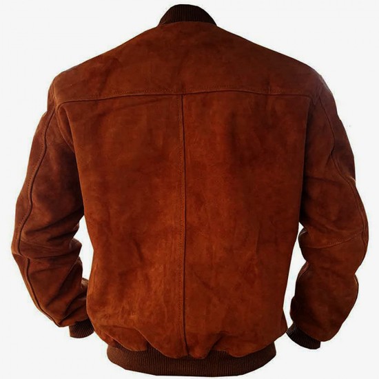 Pulp Fiction Bruce Willis Brown Bomber Jacket | Next Leather Jackets