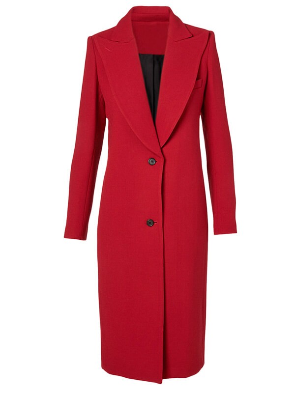 Elizabeth Anweis Wool Trench Coat | Next Leather Jackets