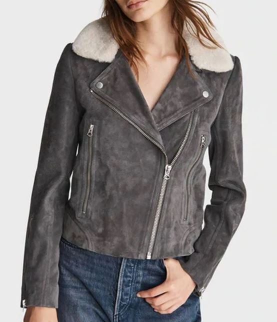 Melody Bayani Suede Jacket | Next Leather Jackets